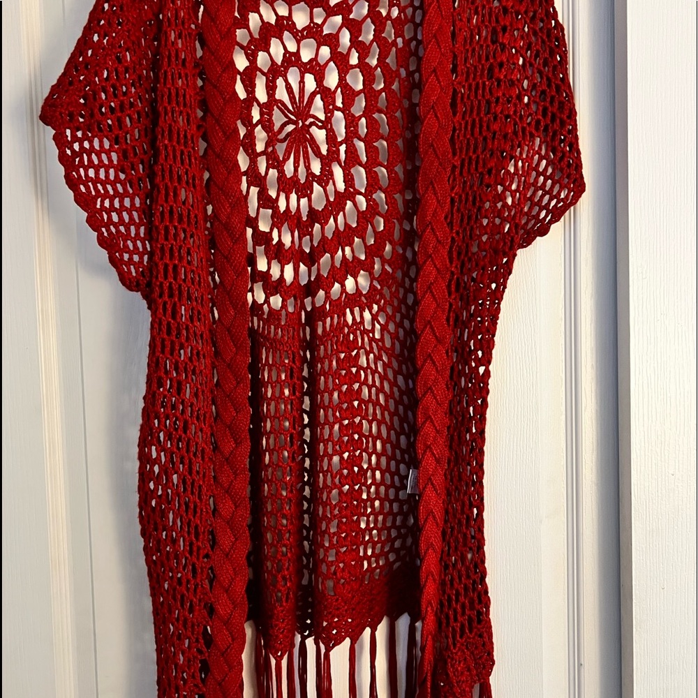 Cardigan fringe